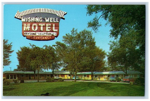 C1950 wishing well motel - motel, &